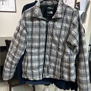 The North Face Black and Gray Hooded Jacket